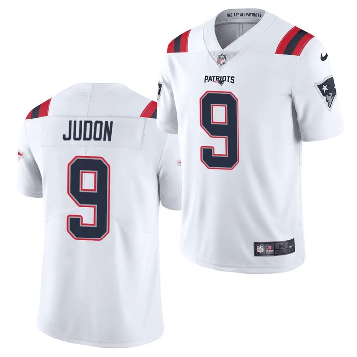 Men New England Patriots #9 Matt Judon Nike White Vapor Limited NFL Jersey->new england patriots->NFL Jersey